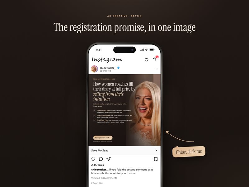 Static ad preview